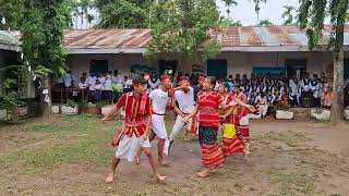 tripure dance💃 Bara lutma class xii school new vlog ♥️ youtube shorts [upl. by Gwenore]