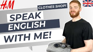 British English Speaking Practice Clothes Shop  British Accent Training [upl. by Hankins]