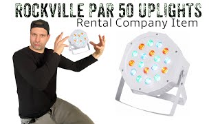 Rockville Par 50 RGB Up Lights  My Rental Company Item [upl. by Erlandson]