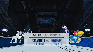 NCAA First Round intro TBS  Samford vs Kansas  3212024 [upl. by Longley]