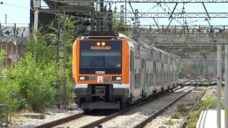 Trenes por Barcelona Sants y Alrededores Renfe Rodalies FGC Mercancias 599 256 269 470 [upl. by Burnard]