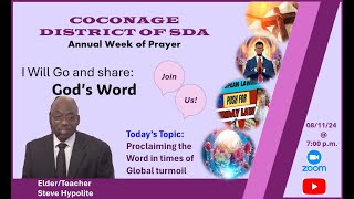 Coconage Seventhday Adventist Week Of Prayer Live Stream [upl. by Puna]