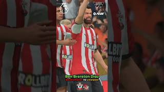 BEN BRERETON DIAZ SCORES Southampton vs Liverpool [upl. by Enia731]