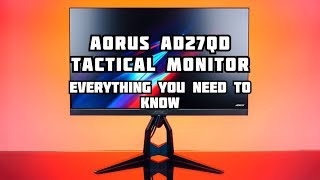 Everything you need to know about the Aorus AD27QD gaming monitor [upl. by Sezen]