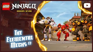 LEGO NINJAGO Dragons Rising  The Elemental Mechs  The Mech Master  E2 [upl. by Aicirtel273]