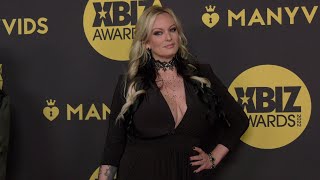 Stormy Daniels 2022 XBIZ Awards Red Carpet Arrivals [upl. by Leesa]