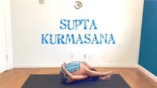 Supta Kurmasana and Kurmasana Yoga Tortoise Pose with Shana Meyerson YOGAthletica [upl. by Esened422]