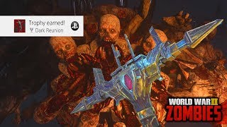 WW2 ZOMBIES  HARDCORE EASTER EGG ENDING CUTSCENE Call of Duty WW2 Zombies [upl. by Buine]