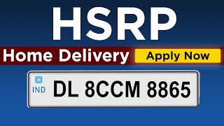 Apply for HSRP Number Plate Online FourWheeler amp TwoWheeler  Home Delivery amp Installation [upl. by Anirehc]