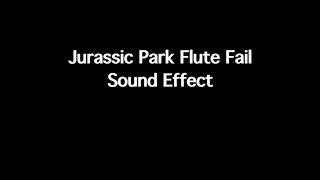 Jurassic Park Flute Recorder Fail Sound Effect  SFX 2019 [upl. by Emya]