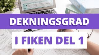 Dekningsgrad i Fiken Del 1 [upl. by Ammann]