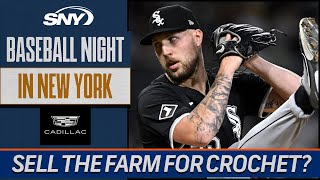 Should Mets dig deep into their farm system to acquire Garrett Crochet  Baseball Night in NY  SNY [upl. by Enelram]