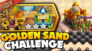 Easily 3 Star Golden Sand and 3Starry Nights Challenge Clash of Clans [upl. by Spada]