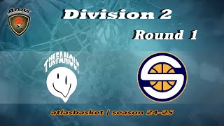 Atlasbasket  Div 2Round 1  THE UNFAMOUS vs GIN SUPERTONICS [upl. by Monafo]