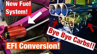 Custom EFI Conversion On My 1000hp Truck  Enderle  Holley Sniper  Aeromotive  Part 1 [upl. by Roger]