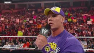 John Cena responds to Dwayne quotThe Rockquot Johnson [upl. by Egdamlat]