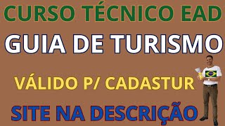 PROMOÇÃO  CURSO GUIA DE TURISMO  CADASTUR [upl. by Lilhak]