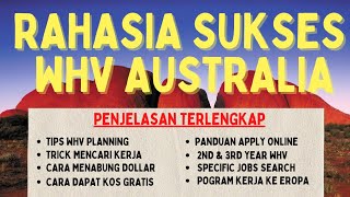 CARA APPLY 2ND YEAR DAN 3RD YEAR WORKING HOLIDAY VISA  WHV INDONESIA  CARA KERJA DI AUSTRALIA [upl. by Ehsom93]