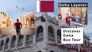 What to do at Doha Layover  Doha Layover vlog  Discover Qatar Bus Tour discoverqatar [upl. by Costa]