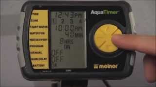 Melnor AquaTimer 4 Zone Digital Water Timer [upl. by Kenna]