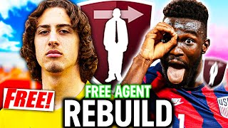 THE FREE AGENTS ONLY REBUILD CHALLENGE FIFA 21 Career Mode [upl. by Dlarej]