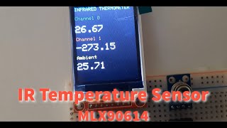 Arduino MLX90614 Infrared Thermometer sensor [upl. by Teplitz]