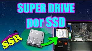 Sustitución de la Super Drive por disco duro SSD  MacBook Pro 13quot Super Drive to SSD [upl. by Yenal]