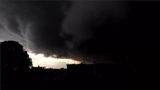 Tormenta en Chiclayo  Perú la nube negra que cubrió por completo a la ciudad  2017 [upl. by Gladdie393]