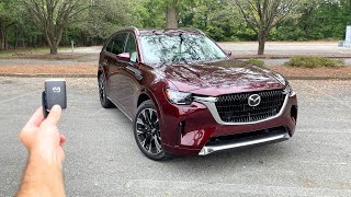 2025 Mazda CX90 Turbo S Premium Plus Start Up Test Drive Walkaround POV and Review [upl. by Papp783]