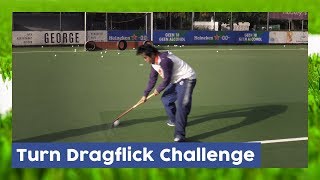 The Turn Drag flick Crossbar Challenge  Field Hockey Games  Hockey Heroes TV [upl. by Nyrhtakyram]