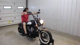 2011 Victory HighBall exhaust sound with short pipes [upl. by Katleen]