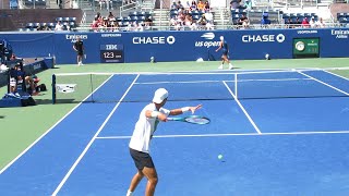 Tensions Rise in Holger Rune vs Karen Khachanov Practice [upl. by Oiralednac700]