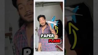 I MADE THE LONGEST FLYING PAPER PLANE shorts papercraft [upl. by Eiralc]