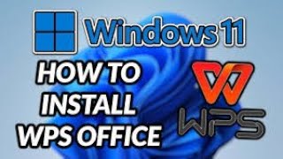 How to install wps office Techsri [upl. by Solahcin]