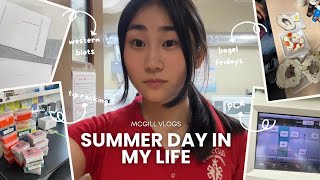 a summer day in my life  mcgill summer research internship amp msert first responder [upl. by Ahsats]