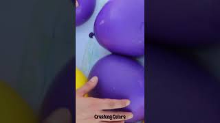 👉Breaking Glass Bottles and 🎨Colorful Balloon shorts short asmr tiktok satisfying [upl. by Llewop]