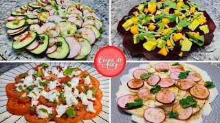 ENSALADAS FÁCILES pAlmuerzos Cenas amp Snack Nutritivas y Baratas veggie amp vegan  Cocina de Addy [upl. by Cornwall975]