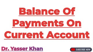 Balance Of Payments On Current Account [upl. by Ginsburg]