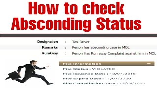 How to Check Absconding Status and Absconded  Easy Smart Forms [upl. by Oruasi772]