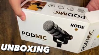 RODE PODMIC UNBOXING ASMR [upl. by Blayne]