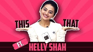 Helly Shah Plays This Or That  India Forums [upl. by Rialb211]