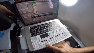 Music for Airplanes granular synthesis on an airplane [upl. by Arol]