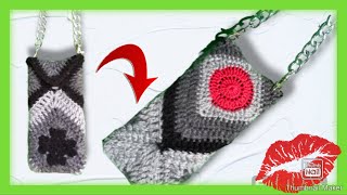 ☎️Crocheting a trendy phone bag 🎒 Tips and tricks👀 [upl. by Asertal775]