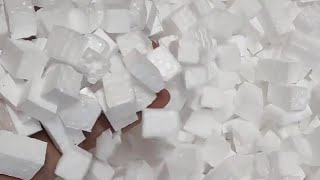 Styrofoam becoming cubes [upl. by Nwahsud]