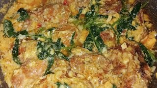 Chicken Wings with Salted Egg recipe food chickenwings [upl. by Ainslie]