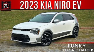 The 2023 Kia Niro EV Is An Overpriced amp Futuristic Electric Hatchback [upl. by Bernelle]