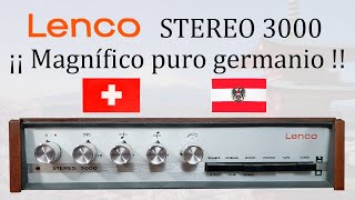 ¡¡ Fantástico  amplificador vintage de germanio Lenco Stereo 3000 Germanium vintage amplifier [upl. by Horner]