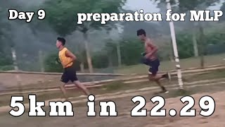 5km running in 2229Meghalaya police recruitment 2024 running preparationjerus vlogs25 [upl. by Proctor]