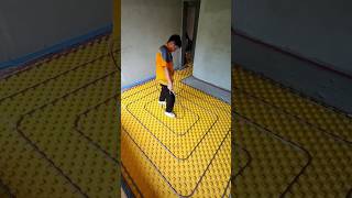 Underfloor Heating System  shorts [upl. by Aerdnua852]