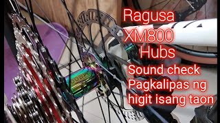 Ragusa XM800 hubs Sound check after more than 1 year Non edited hub [upl. by Riedel]